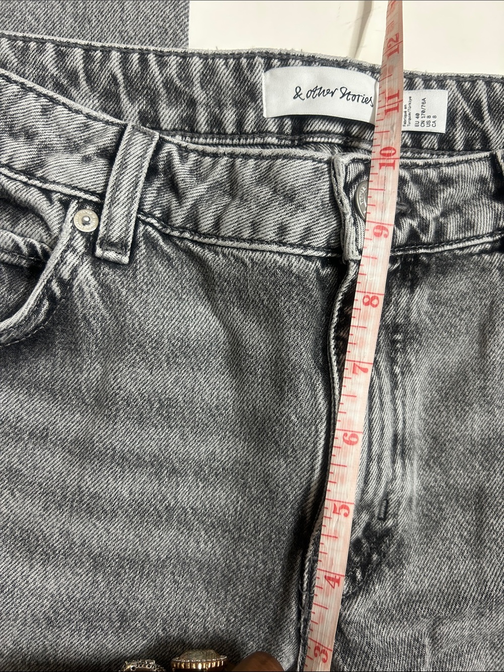 NWT (size 8) & Other Stories STRAIGHT-LEG JEANS - Picture 9 of 9